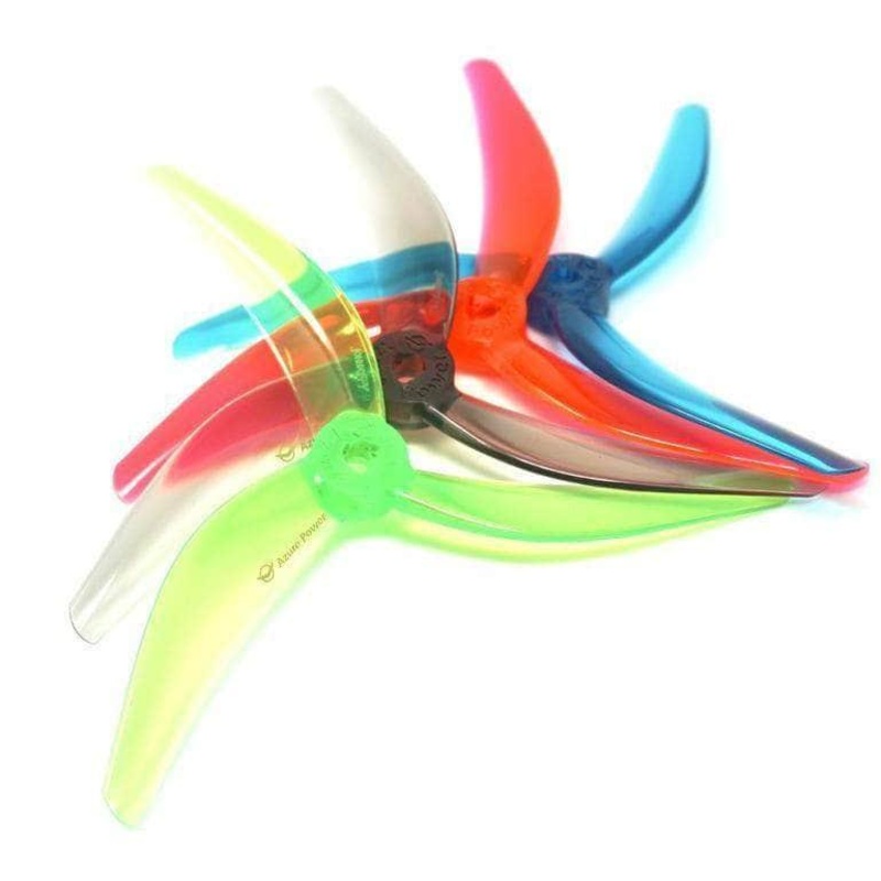 Azure Power Johnny Freestyle 4.8×3.8×3 POPO Compatible Tri-Blade 5″ Prop 4 Pack – Choose Your Color