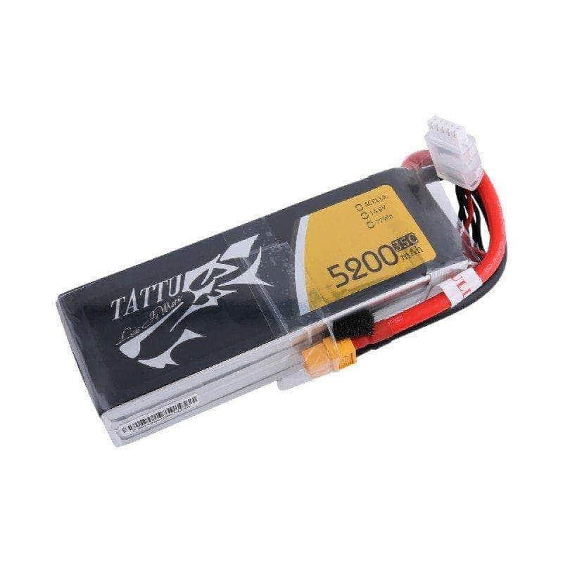 Tattu 14.8V 4S 5200mAh 35C LiPo Battery – XT60