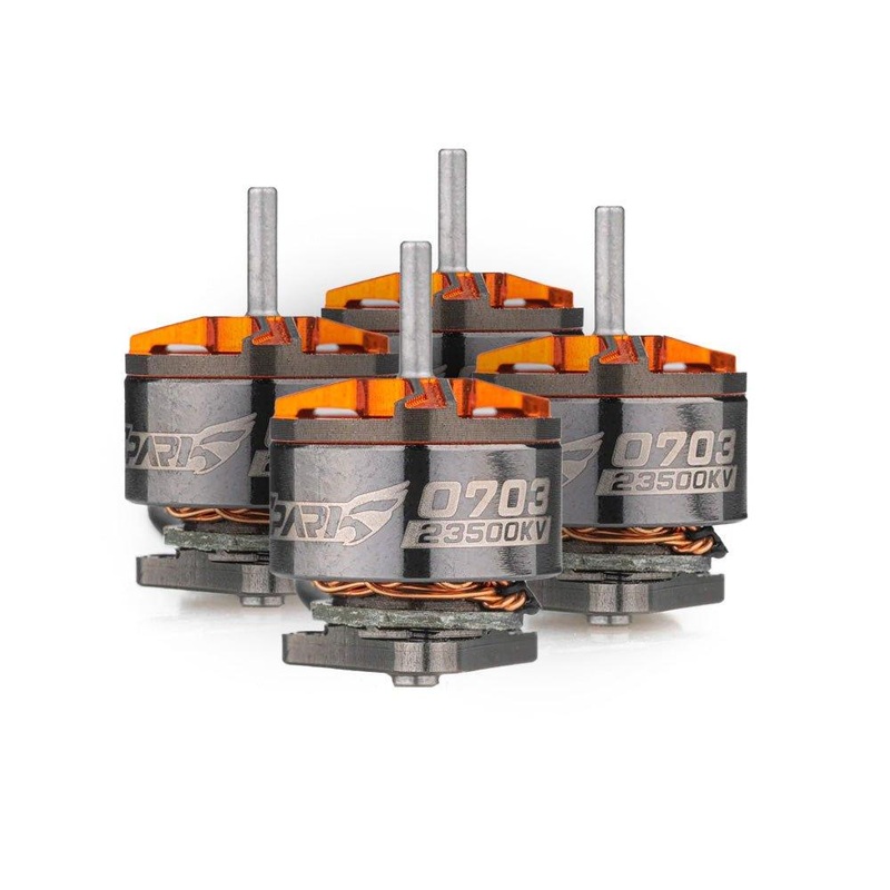VCI Spark 0703 Dual-Bearing Micro/Whoop FPV Drone Racing Motors (Set of 4) – Choose Kv