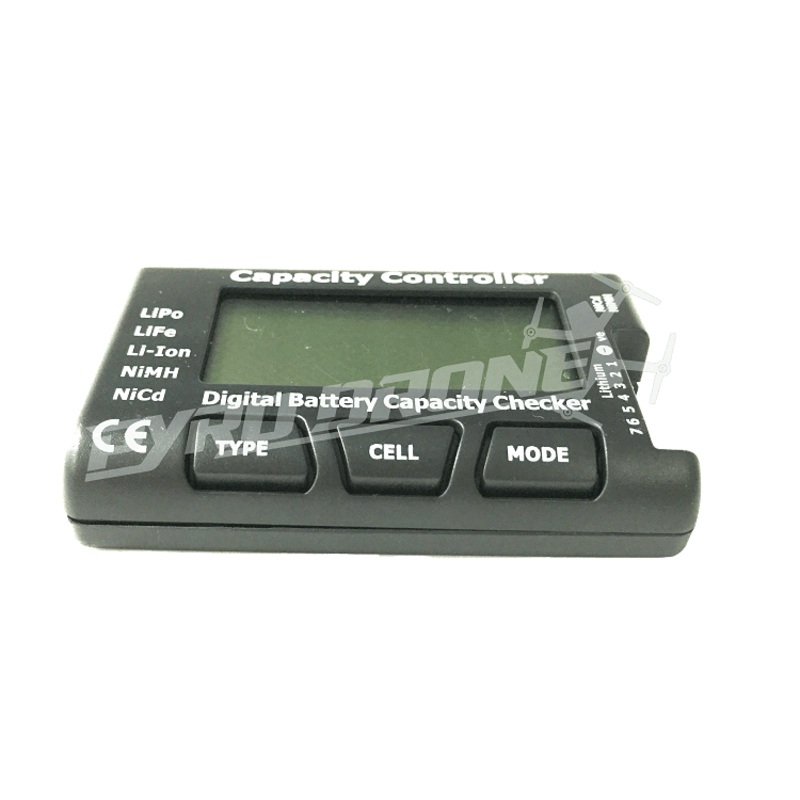 Digital Battery Capacity Checker for LiPo LiFe Li – ion NiMH Nicd  –  BLACK
