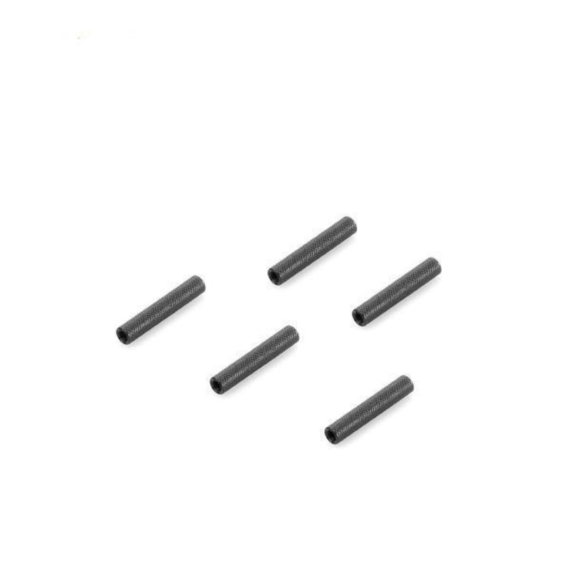 M3 Standoff, Knurled Aluminum (10pcs) – 25mm, Black