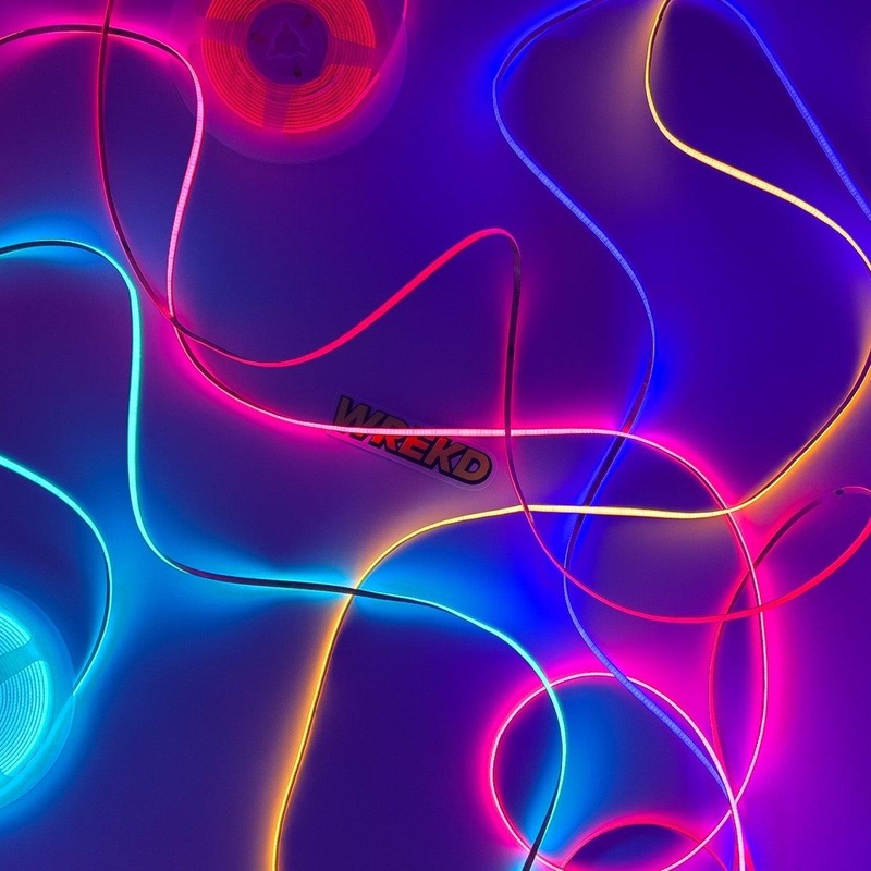 5v COB LED Flexible Strip, 2.7mm, 480 LEDs/M – 39″ Strip – Choose Color