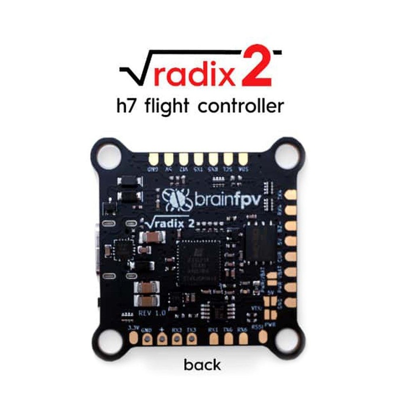 BrainFPV RADIX 2 Flight Controller Rev. 1.2 – 30x30mm