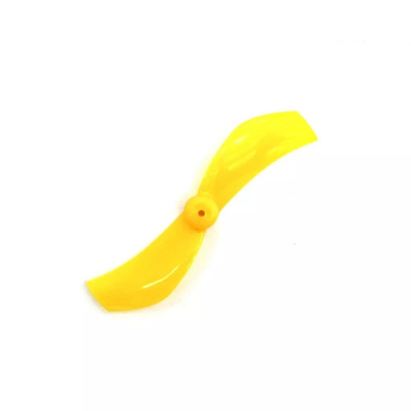 Gemfan 40mm 1610-2 / 1.6″ Bi-Blade Micro/Whoop FPV Drone Props for 1mm Shaft (8 Pack) – Yellow