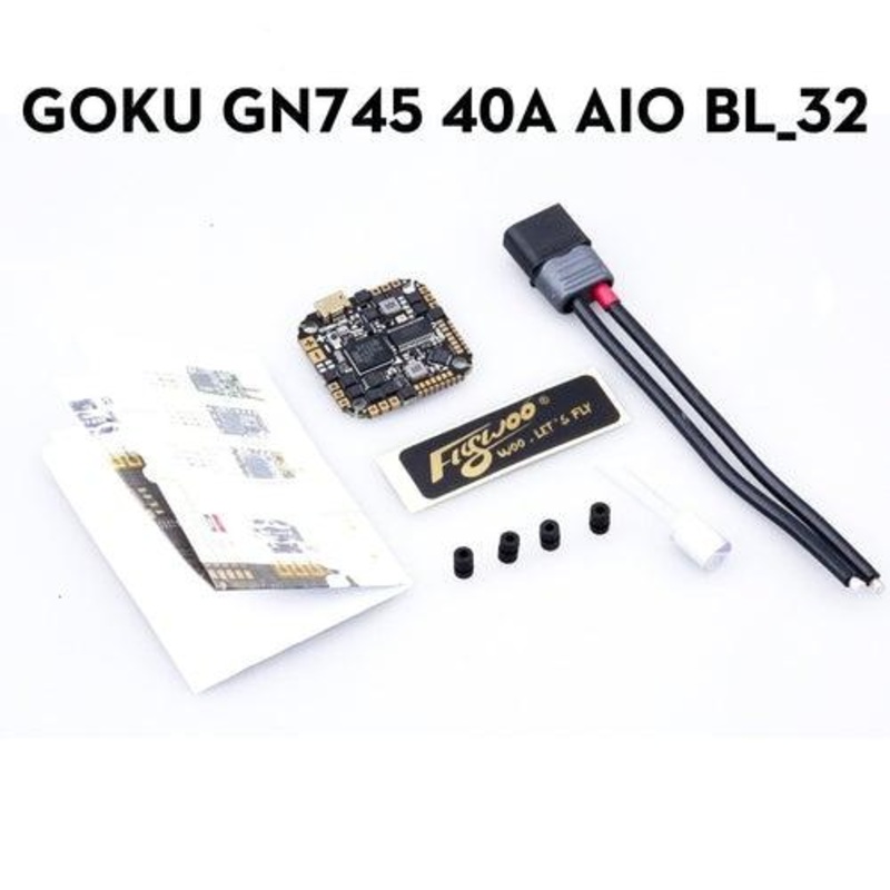 Flywoo Goku GN 745 40A AIO BL32 V1.2 (MPU600/1MB FLASH/5V/9V ) – 25.5×25.5mm