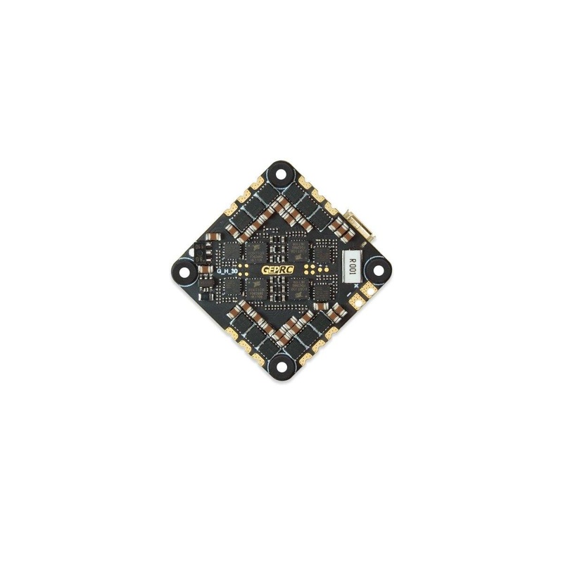 GEPRC GEP-F411-35A AIO F411 FC 35A 2-6S 8bit BLHeli_S ESC – 25.5×25.5mm