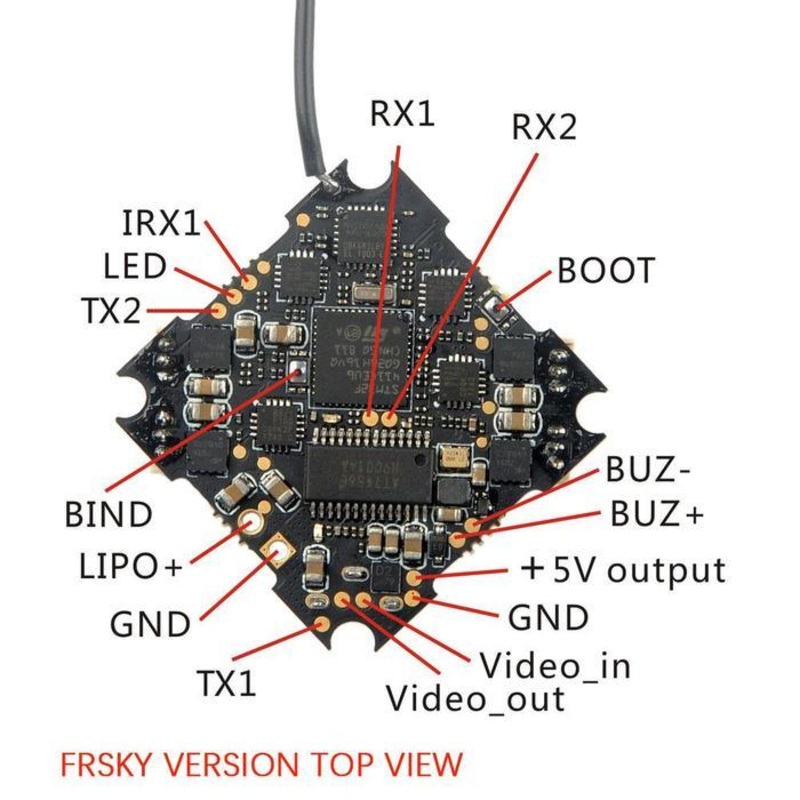 Happymodel CrazyBee F4 Pro V3 AIO Whoop Flight Controller For Larva / Sailfly / Mobula