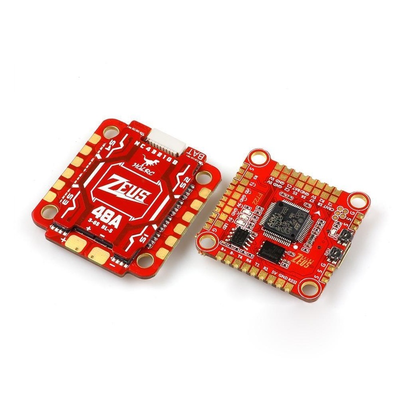 HGLRC Zeus F748 3-6S F722 Stack (Flight Controller + 48A BL_S 4in1 ESC) – 30x30mm