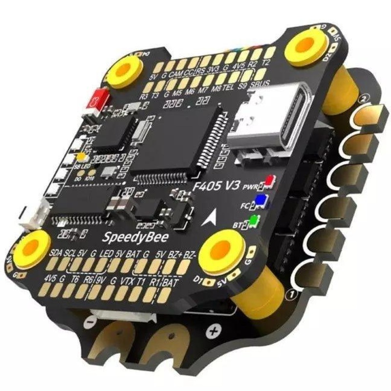 SpeedyBee F405 V3 Stack w/ 50A 3-6S 8 Bit 4in1 ESC – 30x30mm