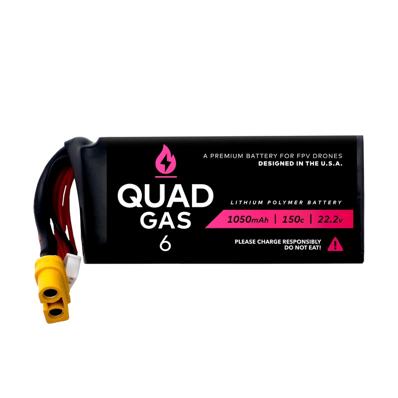WREKDQuad Gas 6S 1050mAh Battery (1pc)