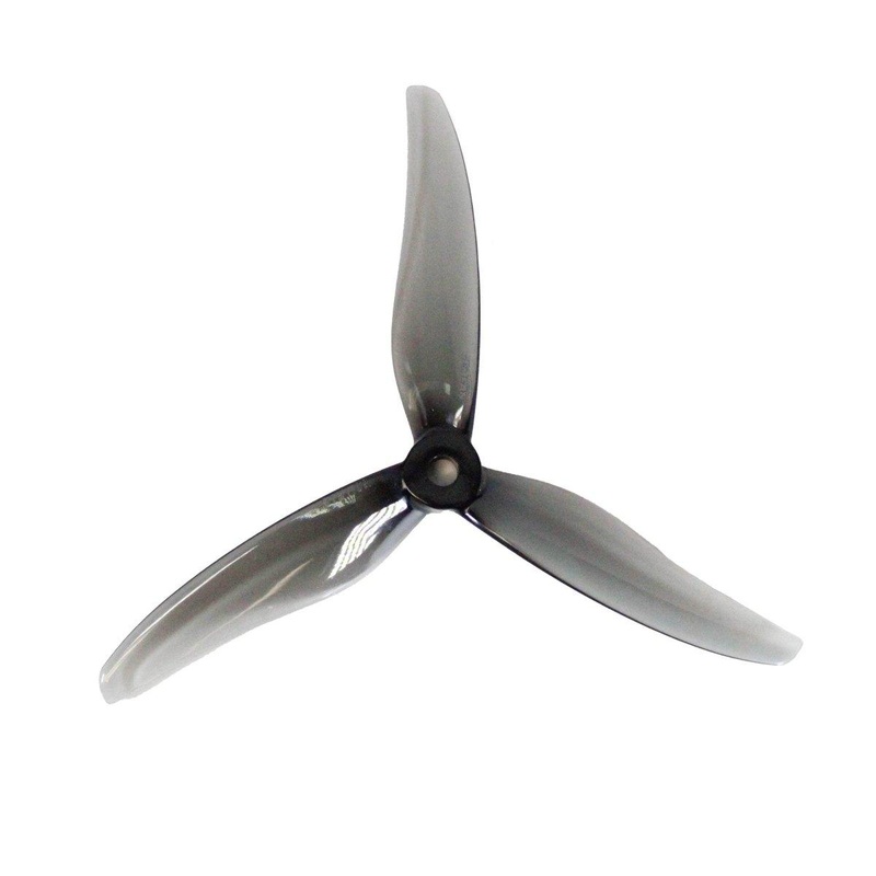 Gemfan Fury 5131.0 Tri-Blade 5″ Prop 4 Pack – Clear Gray