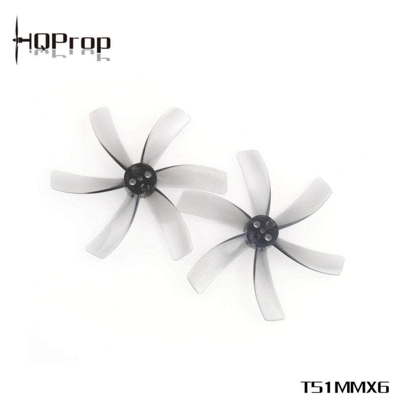 HQ Prop T51MMX6 Hexa-Blade 2″ Cinewhoop Prop 4 Pack – Light Gray