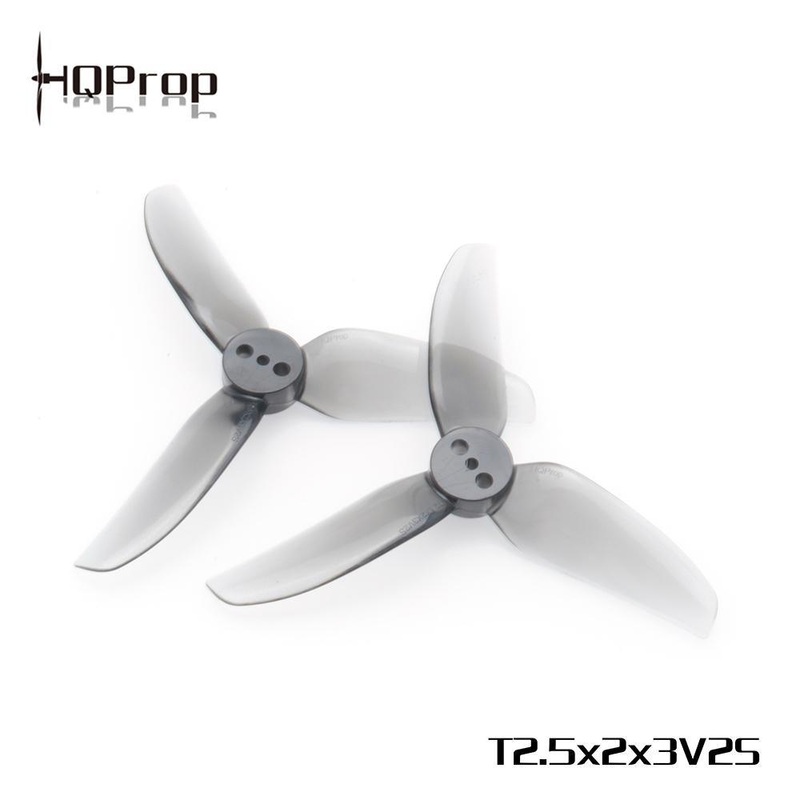 HQ Prop V2S T2.5x2x3 Durable Tri-Blade 2.5″ Prop 4 Pack – Grey