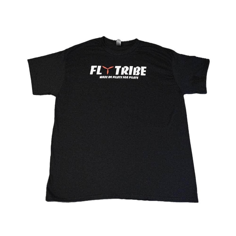 Fly Tribe Magazine MBPFP Logo T-Shirts – Black – Choose Your Size