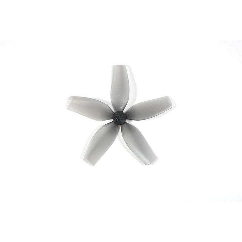HQ Prop DT90MMX5 Penta-Blade 3.5″ Cinewhoop Prop 4 Pack (1.5mm Shaft) – Gray