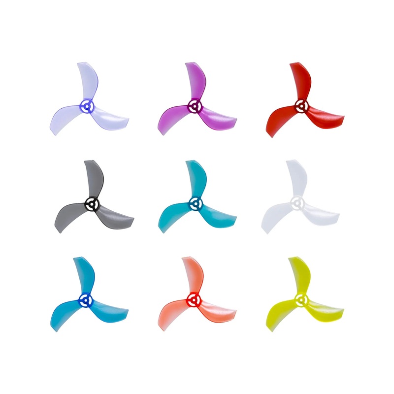NewBeeDrone Azi (Tri Blade) Micro Propellers 31mm – 0.8mm Shaft (4CCW+4CW)