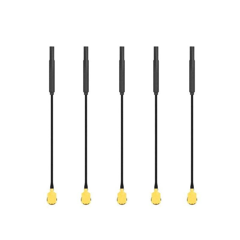 Flywoo 5.8G 3dBi Light Brass Antenna U.FL Dipole FPV Antenna 5 Pack – Linear – Choose Length