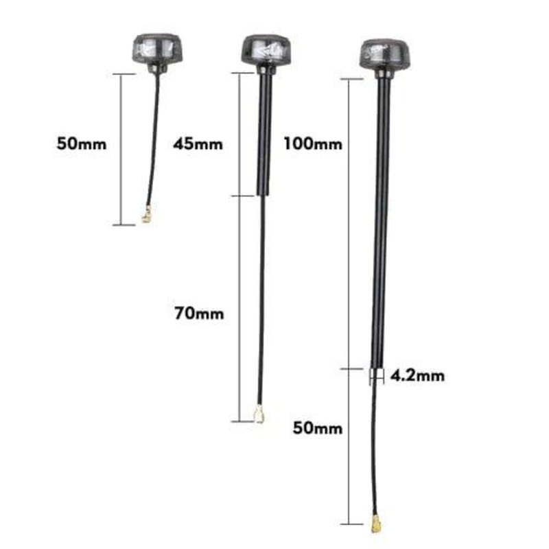 Flywoo Circular 5.8GHz U.FL Antenna – LHCP 115mm / 45mm Tube