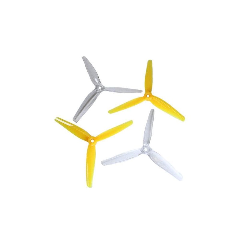 HQ Prop ETHIX P3.3 5.1×3.3×3 Tri-Blade 5″ Prop 4 Pack – Mango Lassi