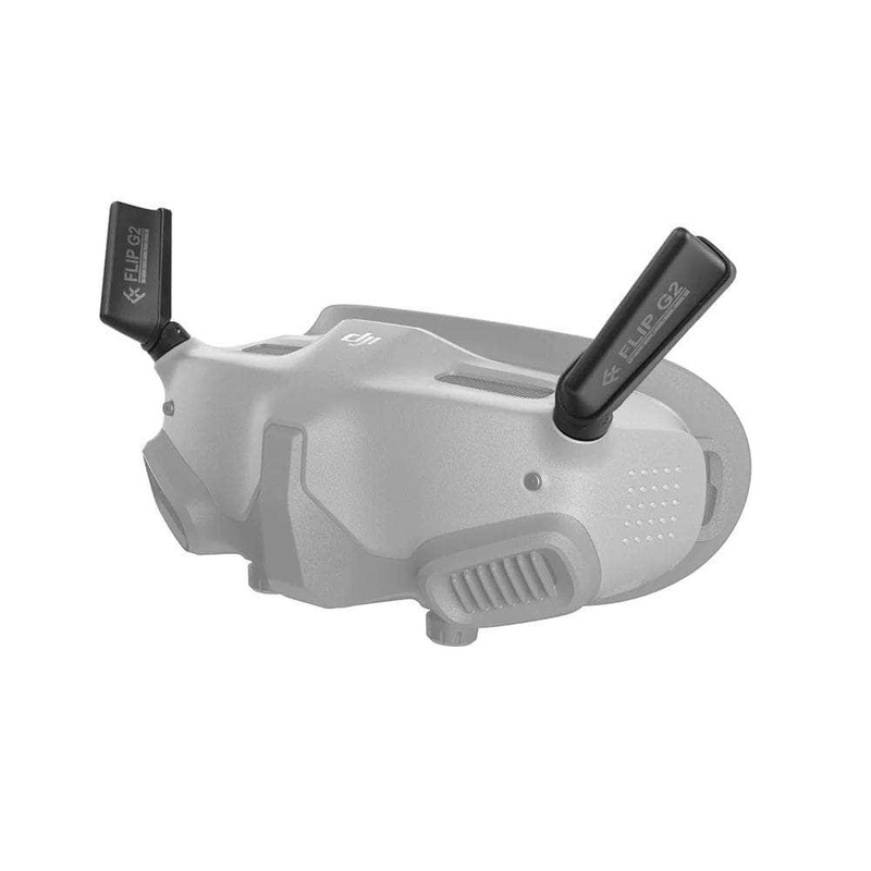 FlyFishRC Flip G2 Dual Band Antenna 5.8GHz / 2.4GHz MCX for DJI Goggles 2 (2pc) – Linear