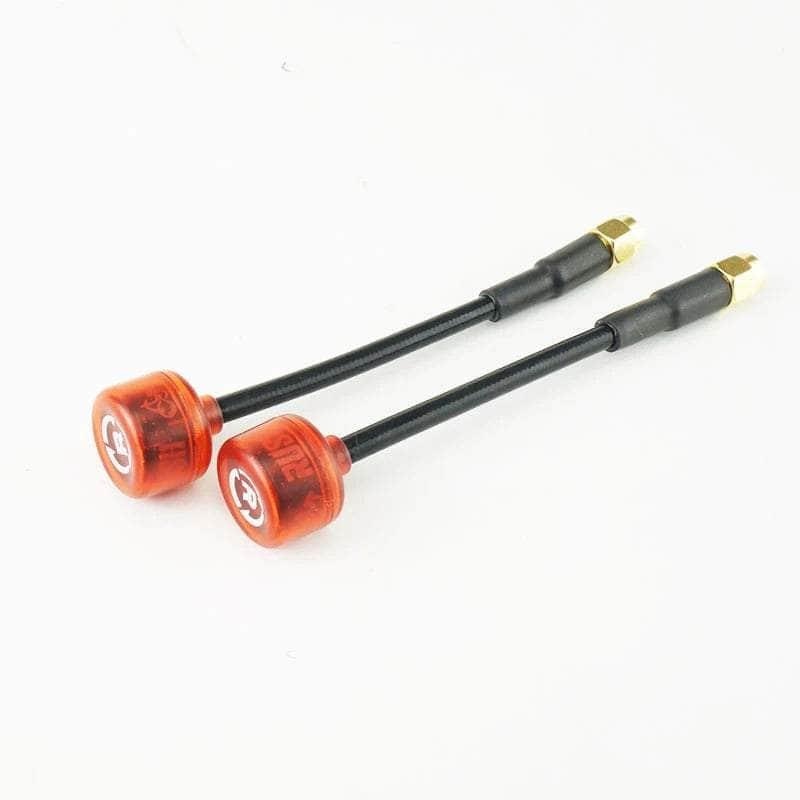 RUSHFPV Cherry Ultra Extended 5.8GHz SMA Antenna  (2pc) – Transparent Red – Choose Your Polarization