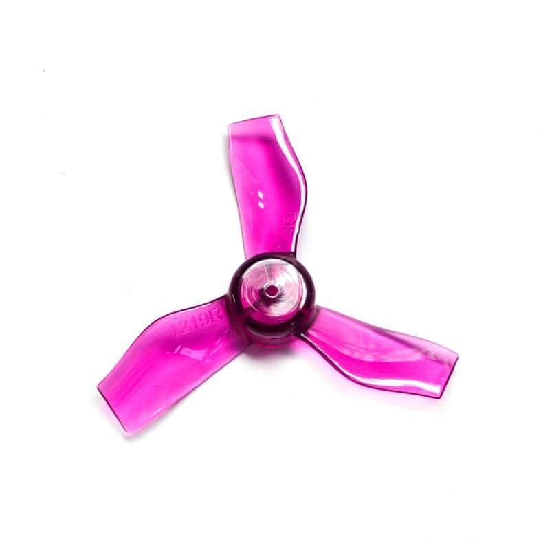Gemfan 1219-3 Durable Tri-Blade 31mm Micro/Whoop Prop 8 Pack (0.8mm Shaft) – Choose Your Color