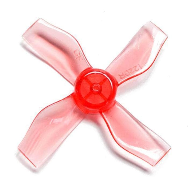 Gemfan 1220-4 Quad-Blade 31mm Micro/Whoop Prop 8 Pack (0.8 mm Shaft) – Choose Your Color