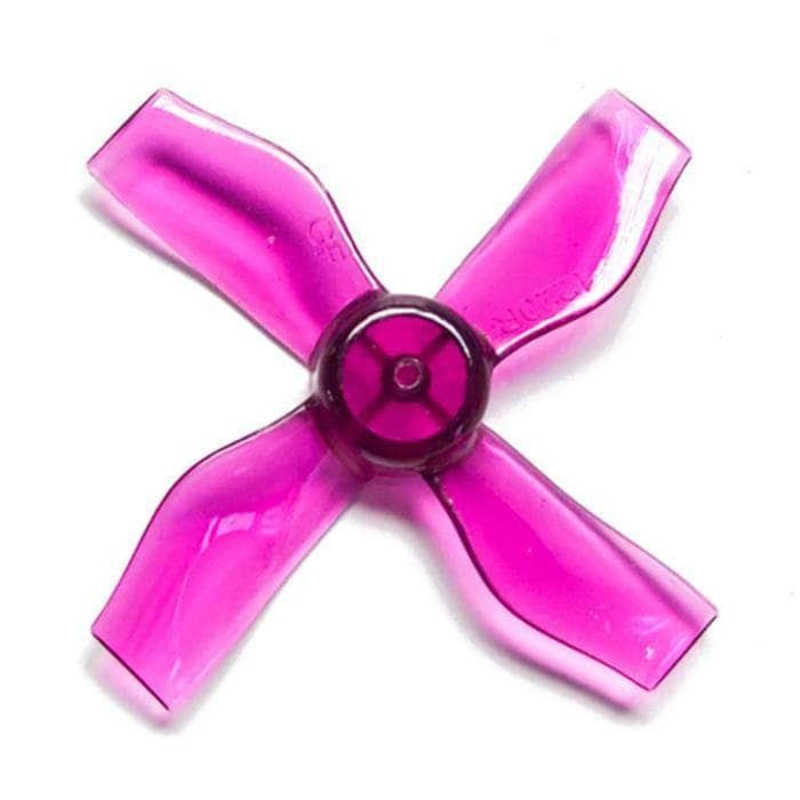 Gemfan 1220-4 Quad-Blade 31mm Micro/Whoop Prop 8 Pack (1mm Shaft) – Choose Your Color