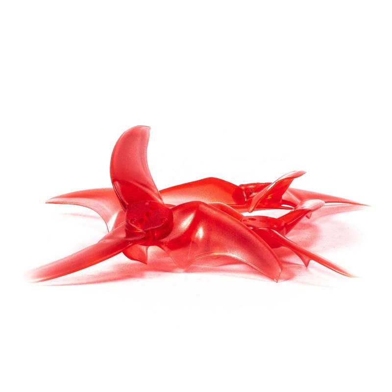 Emax Avan Rush 2519-3 / 2.5″ Tri-Blade Replacement FPV Drone Props (4 Pack) – Red