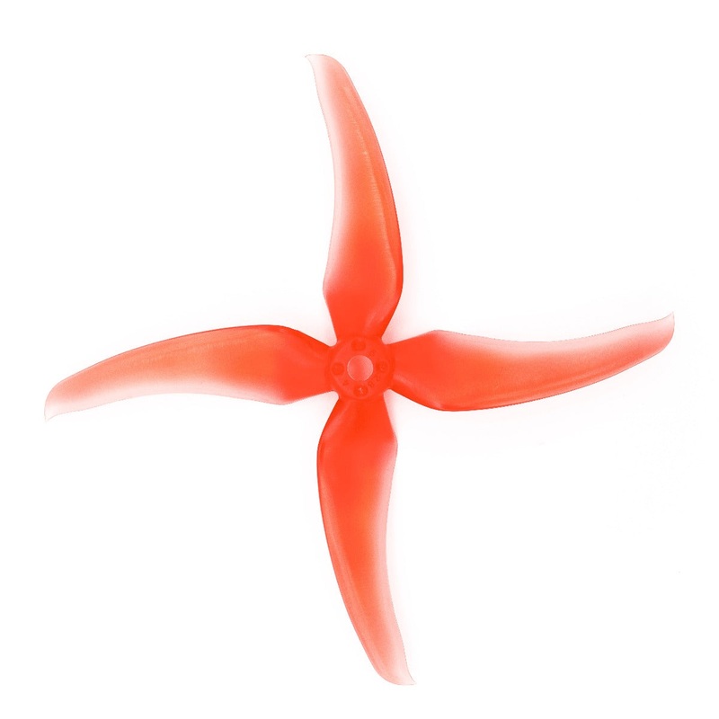 Emax Avan Scimitar 5028-4 / 5″ Quad-Blade Replacement FPV Drone Props (4 Pack) – Red