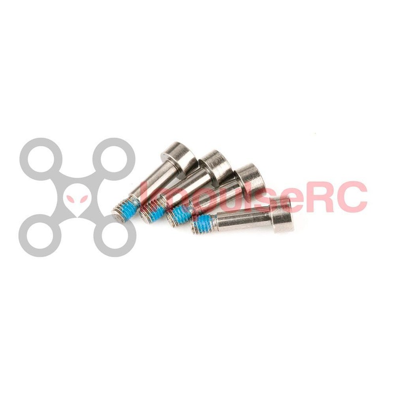 ImpulseRC M3 x 12mm – HT Shoulder Bolt 4 Pack – Gunmetal