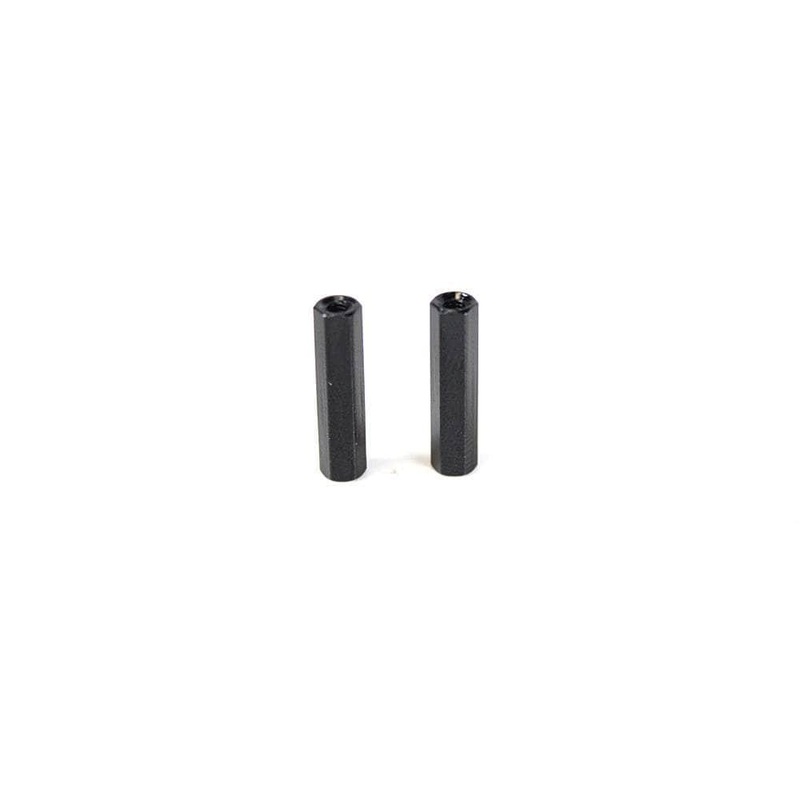 ImpulseRC Micro Apex Replacement Standoff M2.5 Aluminum Hex 4.5mm x 20mm (2pc) – Black