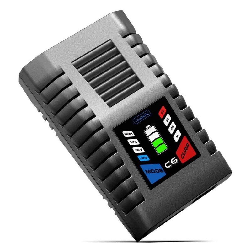 ToolKitRC C6 50W 5A 1-6S Compact AC Charger – XT60