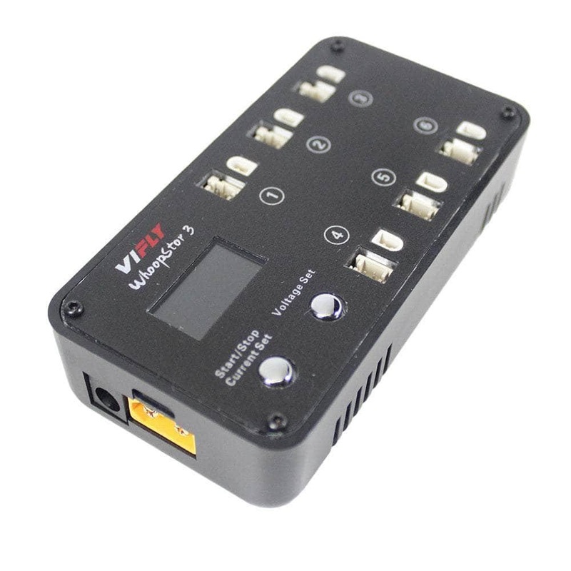ViFly WhoopStor V3 1S LiPo/LiHV 6 Channel DC/USB-C Whoop Charger & Discharger for BT2.0 & PH2.0 – Choose Your Color