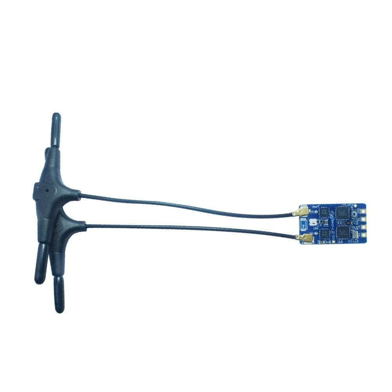 BayckRC ELRS 2.4GHz Dual Diversity TCXO Receiver w/ Plug – T Antenna