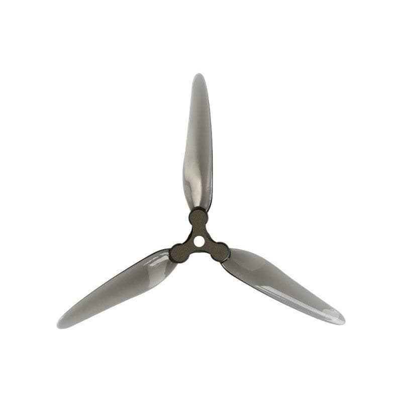 DAL Foldable F6 V3 CNC Hub 6048 Tri-Blade 6″ Prop 4 Pack – Crystal Grey