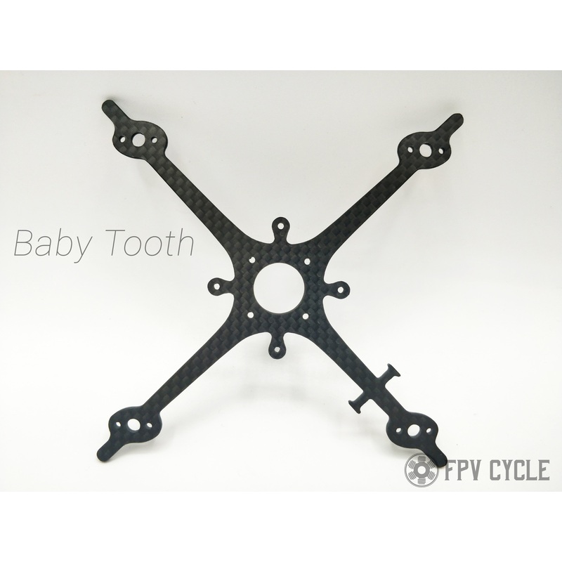 FPVCycle BabyTooth Frame (CHOOSE THICKNESS)