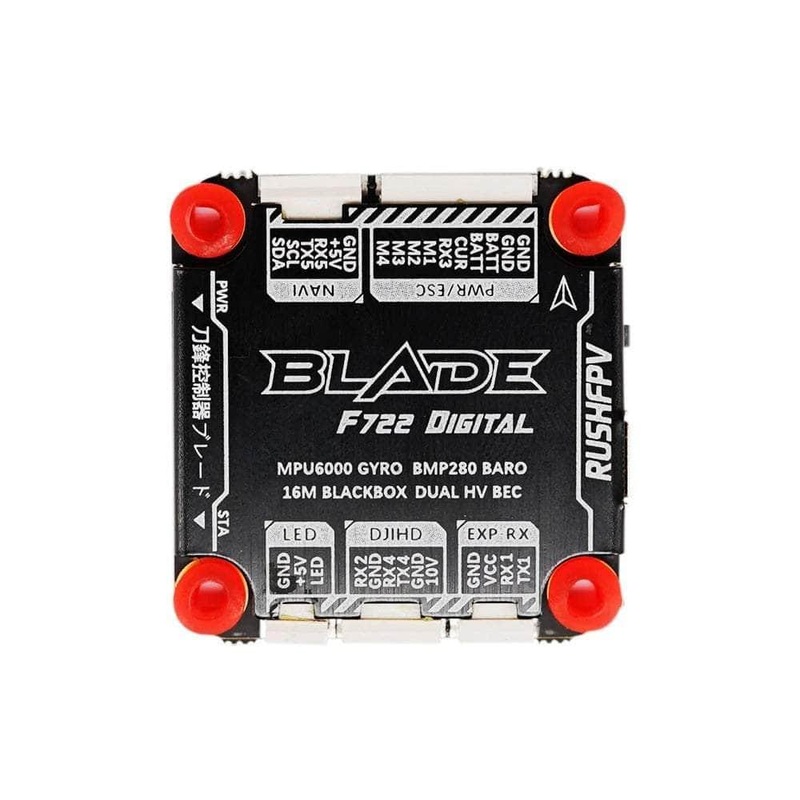 RUSHFPV Blade F722 HD 3-8S 30×30 Flight Controller – MPU6000