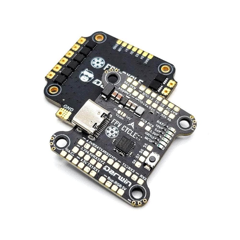 FPV Cycle DarwinFPV F722 2-6S 25.5×25.5 Whoop Stack/Combo (F722 FC/45A 8Bit 4in1 ESC)