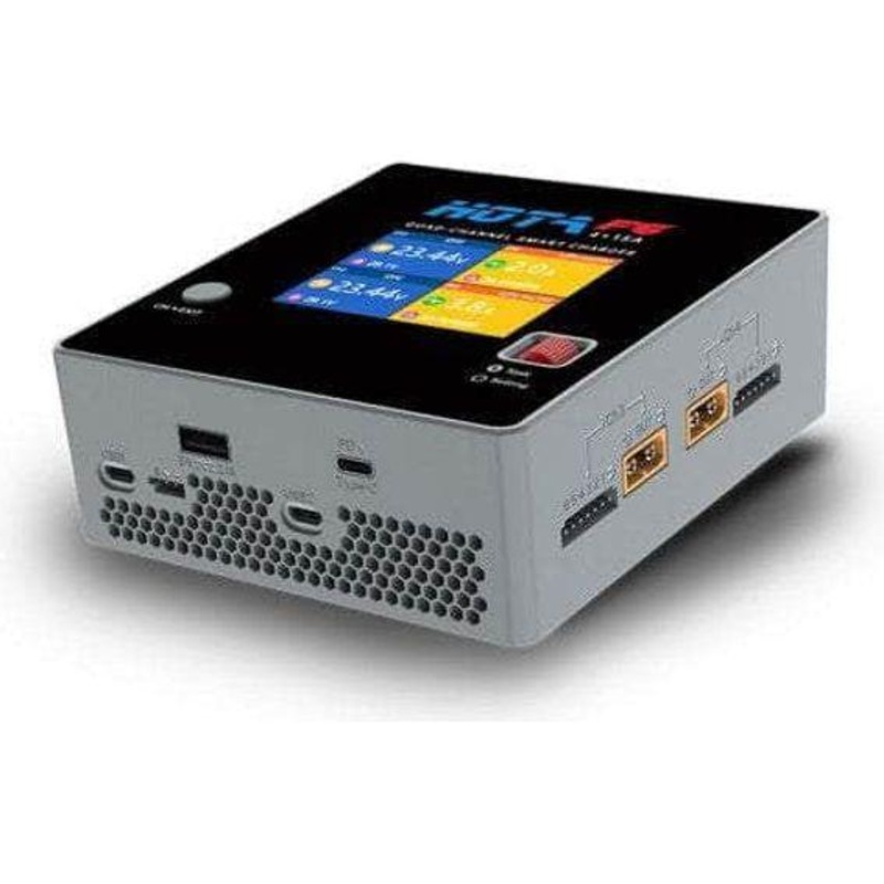 HOTA F6 1000W 60A 1-6S Quad Channel DC Smart Charger – Grey