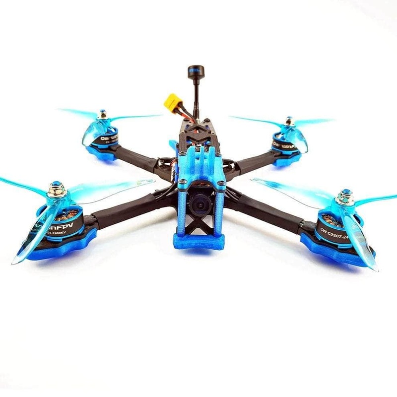 DarwinFPV BNF Darwin240 Johnny5 4S 5″ Analog Quad – PNP