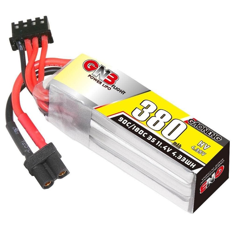 Gaoneng GNB 11.4V 3S 380mAh 90C LiHV Micro Battery – XT30