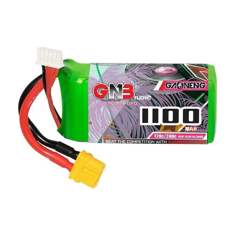 Gaoneng GNB 14.8V 4S 1100mAh 120C LiPo Battery – XT60
