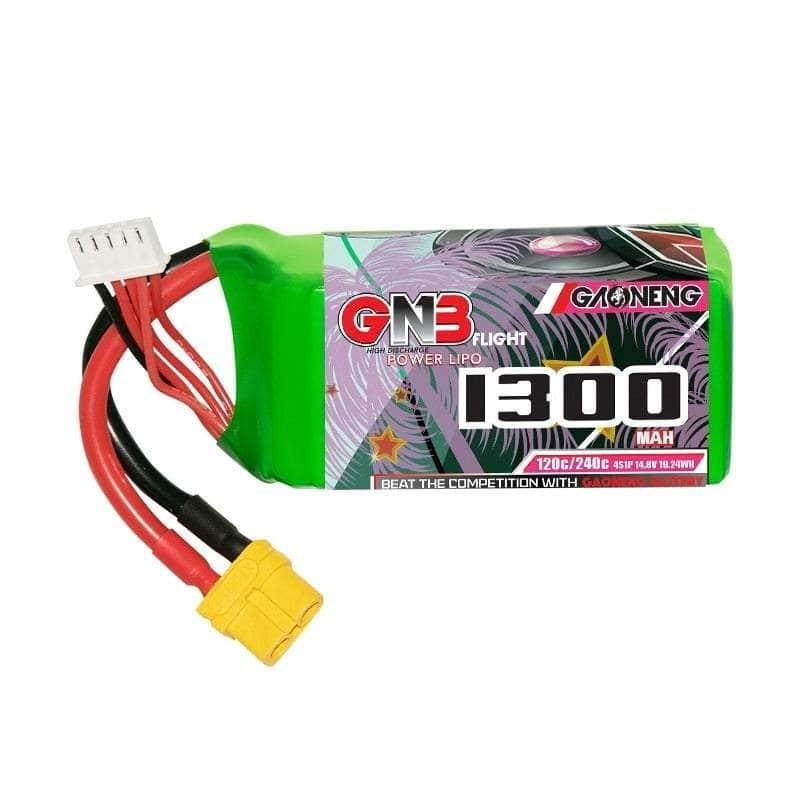 Gaoneng GNB 14.8V 4S 1300mAh 120C LiPo Battery – XT60