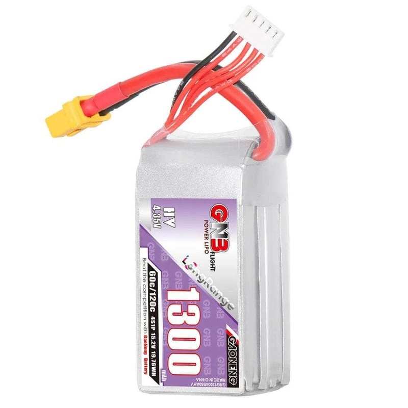 Gaoneng GNB 15.2V 4S 1300mAh 60C LiHV Battery – XT60