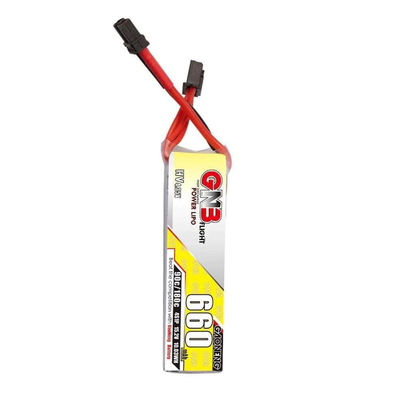 Gaoneng GNB 15.2V 4S 660mAh 90C LiHV Micro Battery (Long Type) – XT30