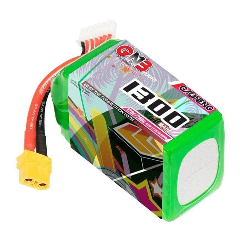 Gaoneng GNB 22.2V 6S 1300mAh 120C LiPo Battery – XT60
