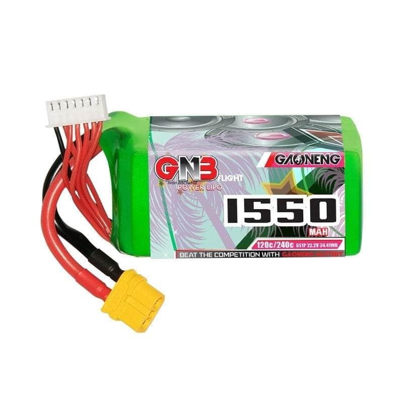 Gaoneng GNB 22.2V 6S 1550mAh 120C LiPo Battery – XT60
