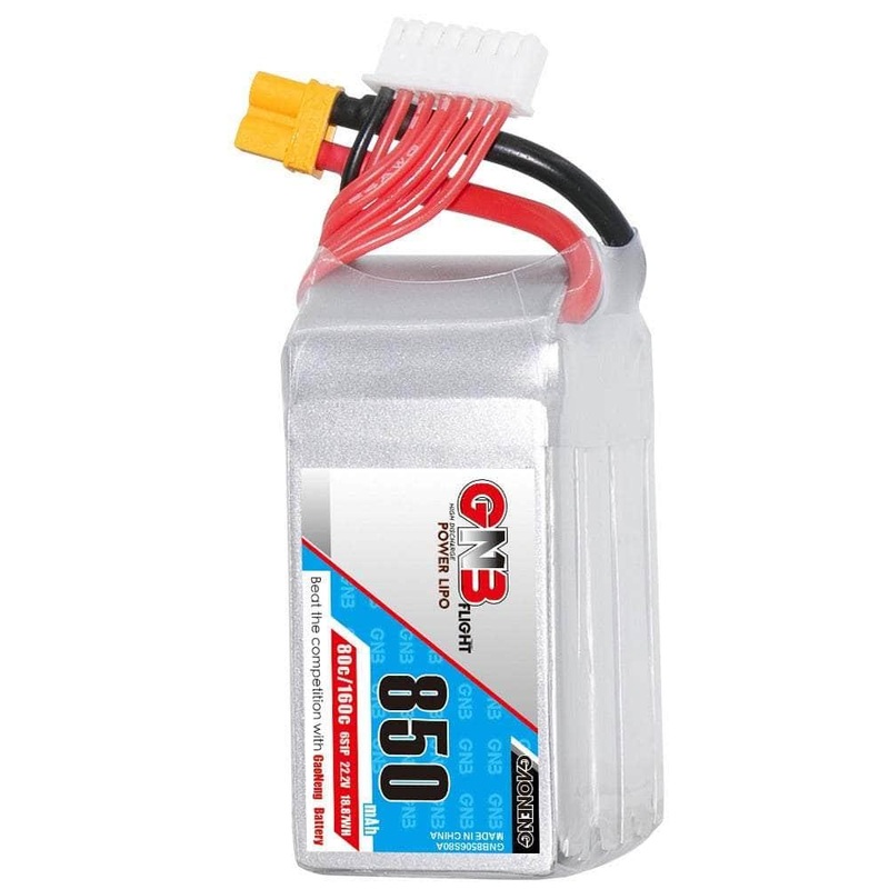 Gaoneng GNB 22.2V 6S 850mAh 80C LiPo Micro Battery (Square Type) – XT30