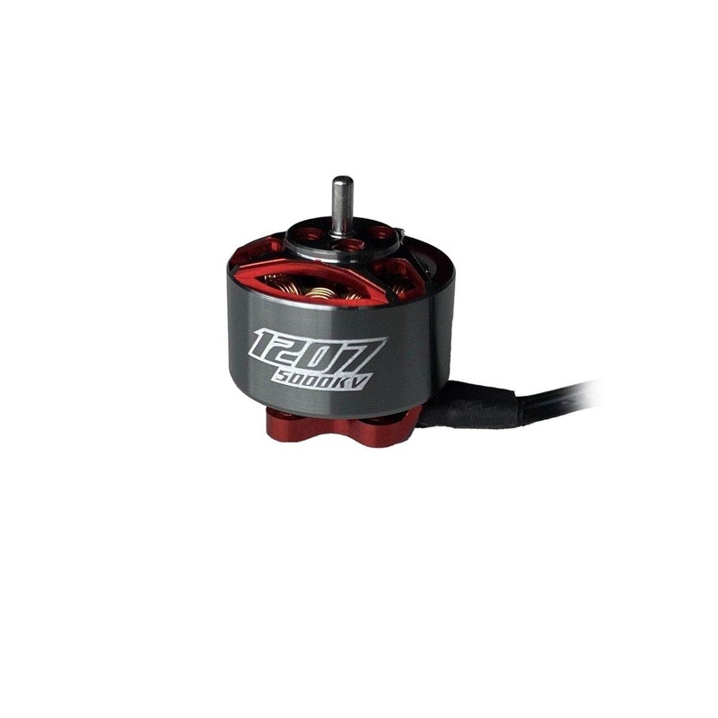RCinPOWER GTS-V2 1207 5000Kv Micro Motor – Gunmetal/Red